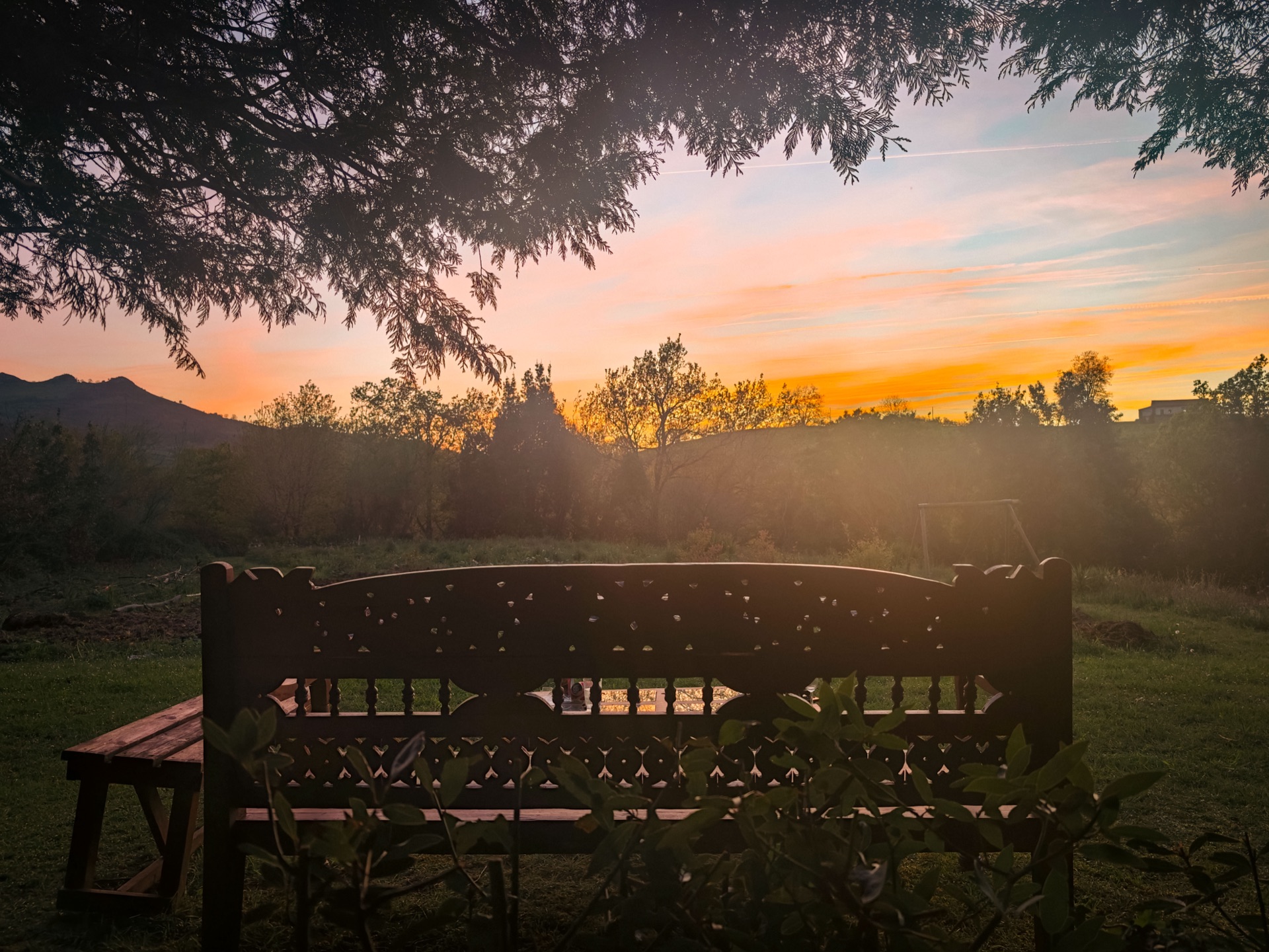 Zonsondergang bij Casa Val de Vida